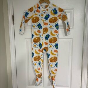 Carters White Fleece Sleeper Size 3T